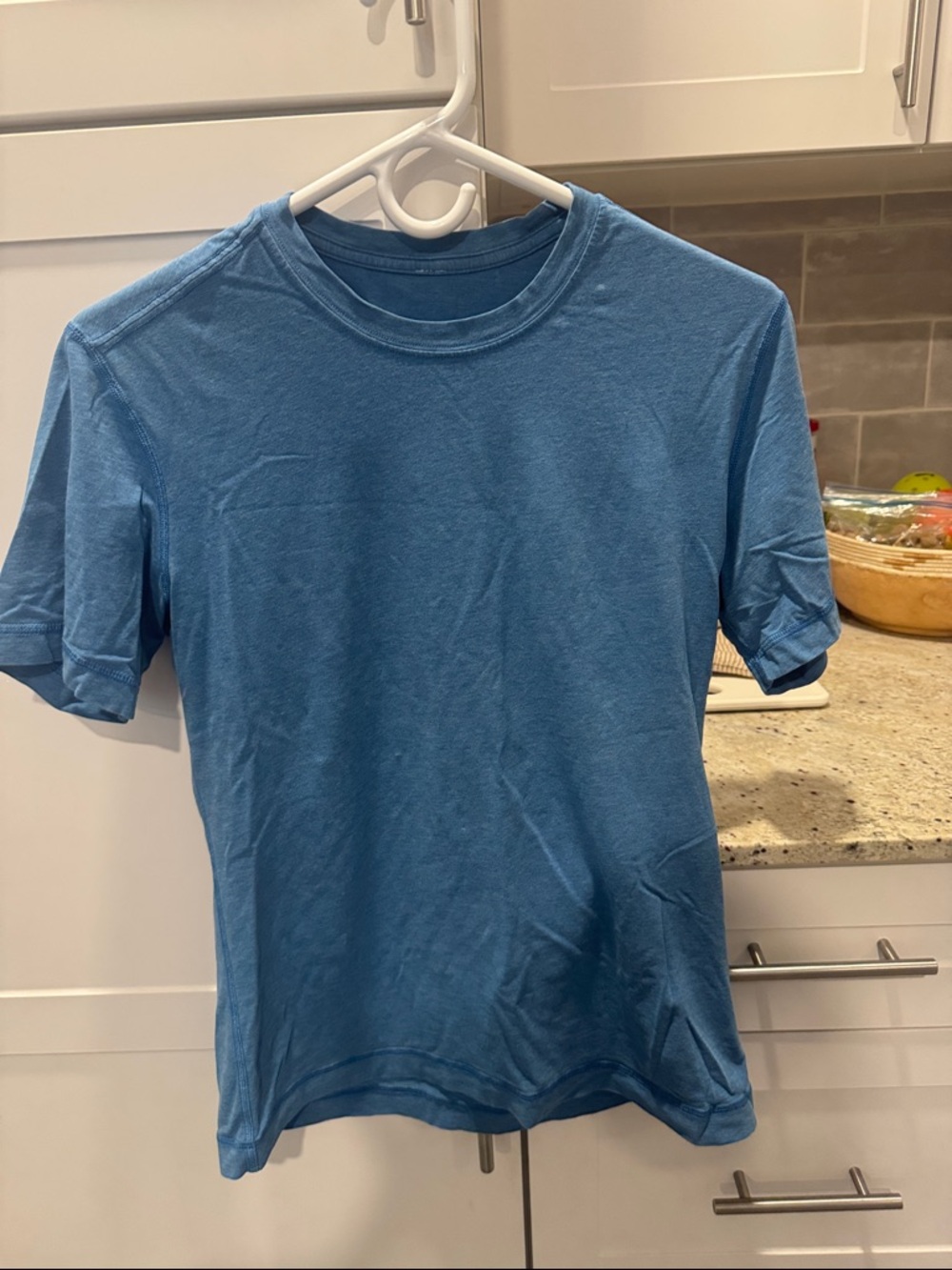 Lululemon Men's Crew Neck T-Shirt in Blue